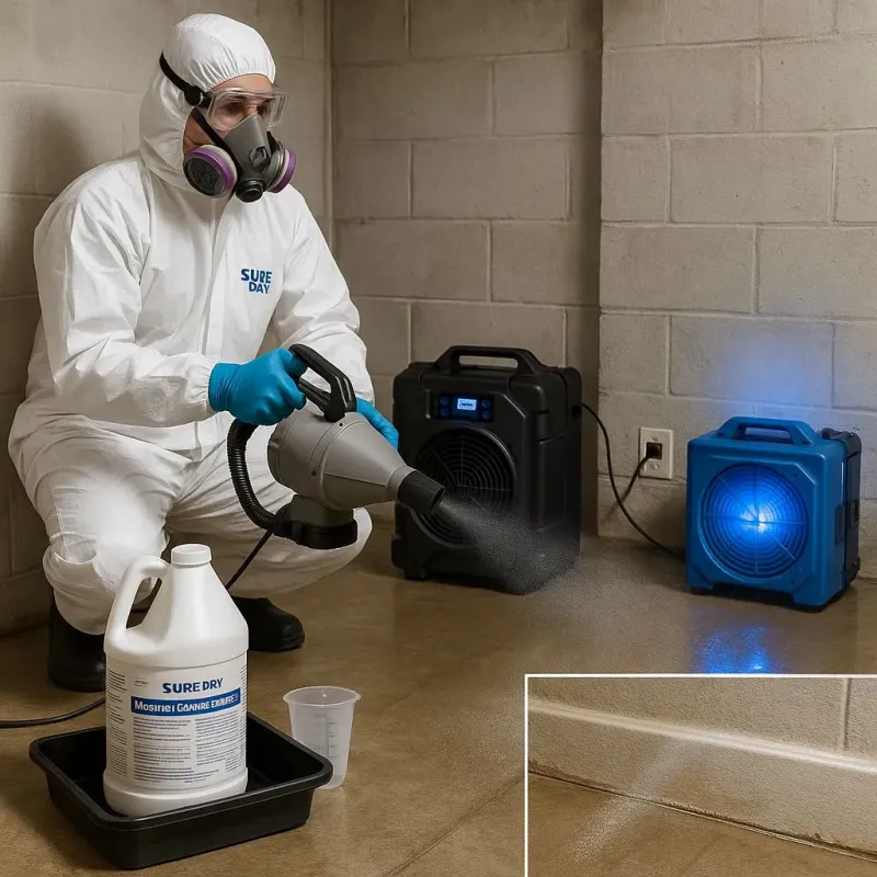 Sanitization and Odor Removal process in Rayne, LA