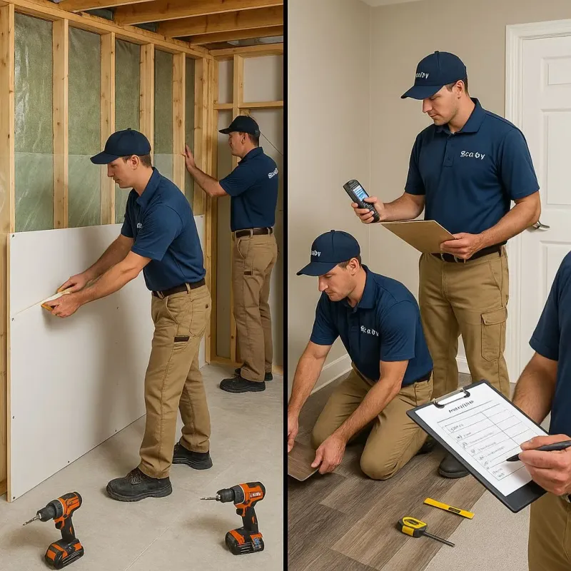 Repairs and Reconstruction process in Rayne, LA